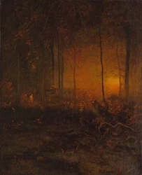 Oglądanie blasku słońca, 1887