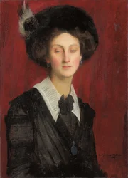 Hilda w czarnym kapeluszu
