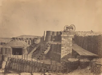Fortyfikacje w pobliżu Charleston, Karolina Południowa, ca. 1861.