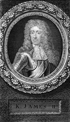 Król Anglii Jakub II, XVIII wiek.