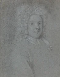 Portret Johna Dixona, zwrócony w prawo