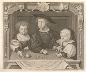 Troje dzieci króla Henryka VII i Elżbiety York, jego królowej