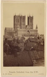 Katedra w Lincoln, od północnego zachodu