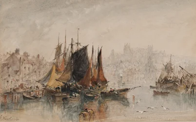 Port Whitby (atrament i toaleta na papierze)