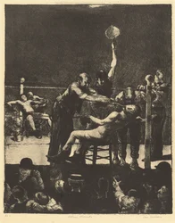 Między rundami, duży, pierwszy kamień, 1916.