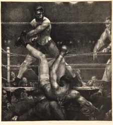 Dempsey przez liny, 1923-24