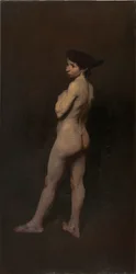 Akt, panna Bentham, Nowy Jork, 1906