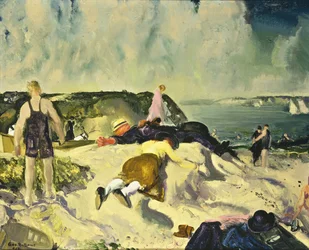 Plaża, Newport, ok. 1919