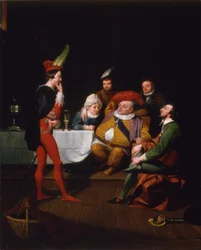 Falstaff grający Henryka IV, ok. 1834 r.