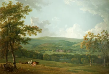 Odległy widok Towneley Hall, ok. 1777