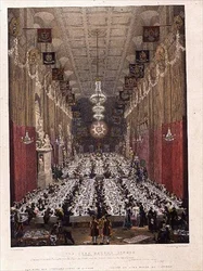 Kolacja Lorda Burmistrza w Guildhall, 9 listopada 1828 (lito)