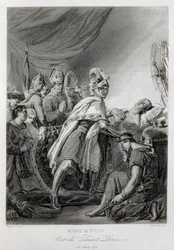 Ludwik IX, święty Ludwik z Francji (rycina)