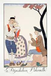 Błogosławieństwo ojcowskie, z „Falbalas et Fanfreluches, Almanach teraźniejszości, przeszłości i przyszłości”