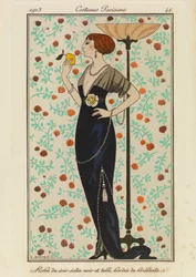 Talerz 46 z „Costumes Parisiens”