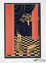 Tamara Karsavina (1885-1978) w roli tytułowej „Thamar”