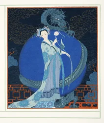 Turandot Princess of China, z Personages de Comedie, wyd. 1922 (odbitka szablonowa)