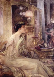 Mademoiselle B (olej na płótnie)