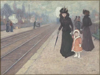 Stacja podmiejska, 1896-1897.