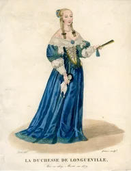 Anna Genevieve z Bourbon-Conde, księżna Longueville, Anna de Bretagne, początek XIX wieku.