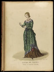 Laura de Noves 1310-1348, koniec XVIII w.