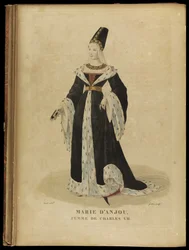 Maria Anjou, królowa Francji, koniec XVIII wieku.