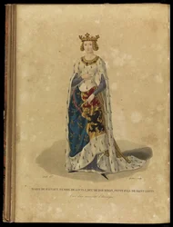 Maria z Avesnes 1280-1354, koniec XVIII wieku.