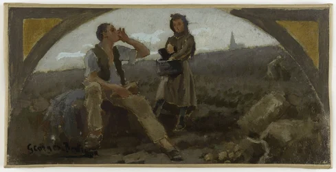 Szkic do jadalni Hôtel de Ville de Paris: La pomme de terre, ok. 1893 (olej na płótnie)
