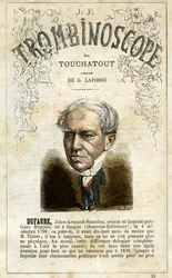Jules Armand DUFAURE (1798-1881) - ilustracja z "Le Trombinoscope", satyrycznego czasopisma politycznego autorstwa Leona-Charlesa Bienvenu, znanego jako Touchatout (1835-1910), monografia nr 30, Paryż, marzec 1872 r.