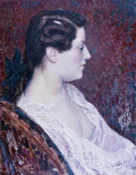Kobieta z nagimi piersiami, 1907