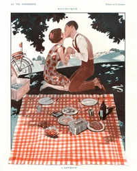 „Bukoliczny”, ilustracja z „La Vie Parisienne”