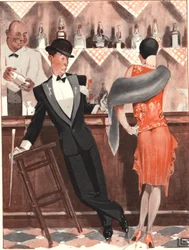 Przednia okładka „Le Sourire” (litografia kolorowa)