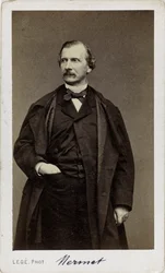 Portret kompozytora Auguste Mermeta 1810-1889.
