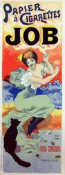 Styl życia. Job bibułka do papierosów. Plakat Georgesa Meuniera, Francja, c.1895 (plakat)