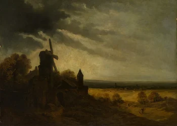 Młyn Montmartre, prawdopodobnie ca. 1820.