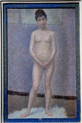 Malowanie twarzy Georgesa Seurata (1859-1891)