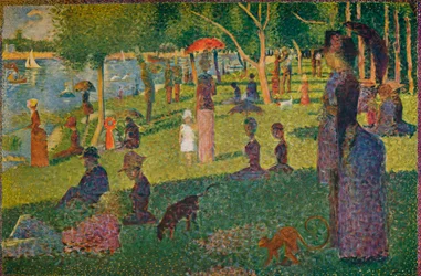 Studium do Niedzielnego popołudnia na wyspie Grande Jatte, 1884