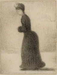 Kobieta z mufką, ok. 1884
