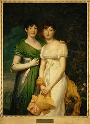 Mesdemoiselles Molien, siostrzenice hrabiego Molien, ministra skarbu Napoleona I ...