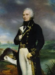 Portret wicehrabiego Alexandre-Francois-Marie de Beauharnais (1760-94) według obrazu J. Guerina
