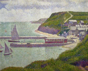 Port w Port-en-Bessin podczas przypływu, 1888