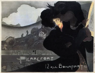 Pierrefort, plakaty i znaczki, 1898