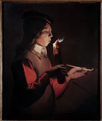 Młody palacz Obraz Georges de La Tour (1593-1652)