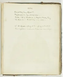 Bez tytułu [strona tekstu odnoszącego się do Broadlands], 1868.
