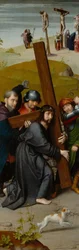 Chrystus niosący krzyż, z ukrzyżowaniem, ok. 1510 r. (olej na desce dębowej)