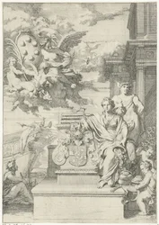 Alegoria handlu i herb rodziny De Medici
