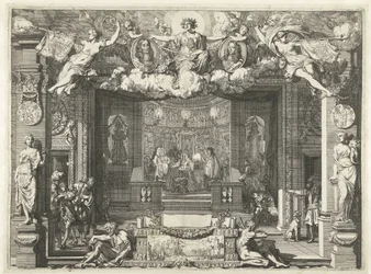 Alegoria Traktatu Westminsterskiego Alegoria Pokoju między Anglią a Niderlandami, 1674