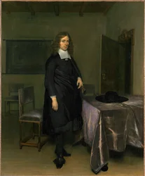 Portret dżentelmena (olej na płótnie)