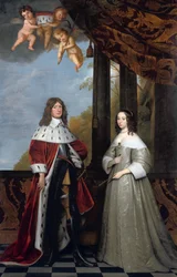 Portret Fryderyka Wilhelma, elektora brandenburskiego, i jego żony Luizy Henrietty, hrabiny Orange-Nassau