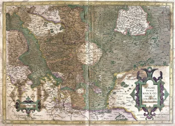 Kolonia, Waldeck (Hesja), Niemcy (Grawerowanie