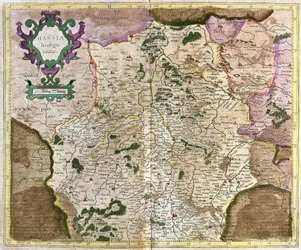 Hessen, Kassel, Niemcy (grawerowanie